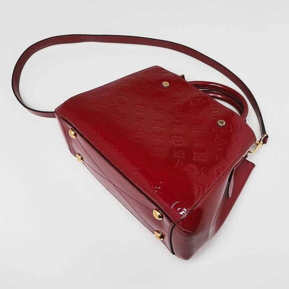 Louis Vuitton Magenta Monogram Vernis Montaigne BB Bag - Picture 3 of 12